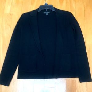 Banana Republic like new Milano black knit sweater blazer